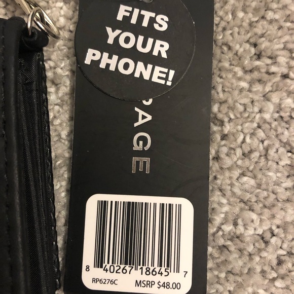 RAMPAGE BLACK BRAND NEW CROSS BODY WALLET - Picture 3 of 5